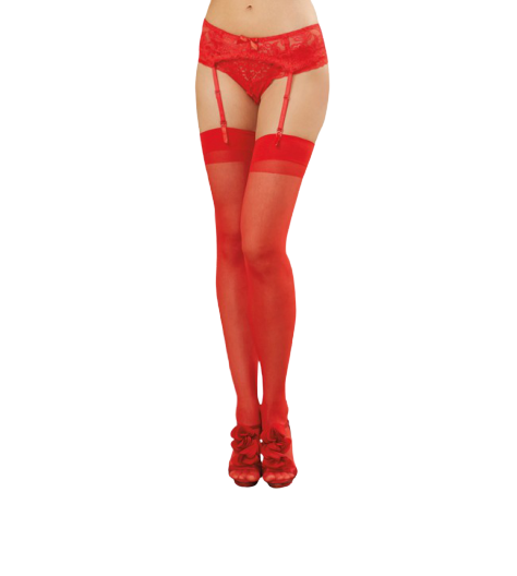 Red High Stockings - Get Fruity Co