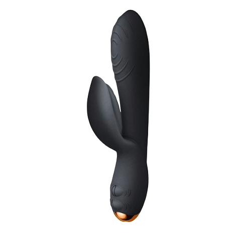 Black Rechargeable Rabbit Vibrator - Get Fruity Co