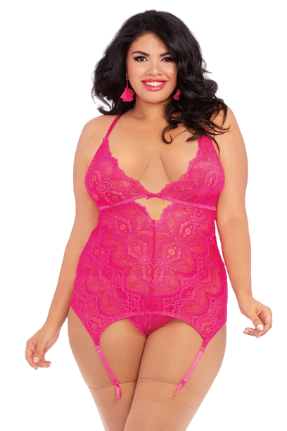 Hot Pink Queen Galloon Lace - Get Fruity Co